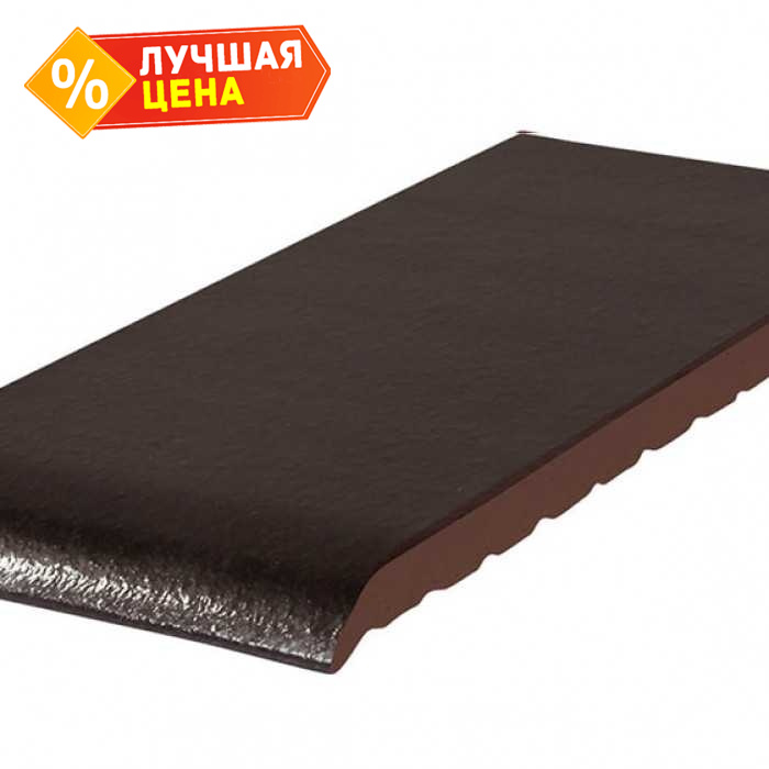 Клинкерный подоконник KING KLINKER 17 Onyx black, 310*120*15 мм