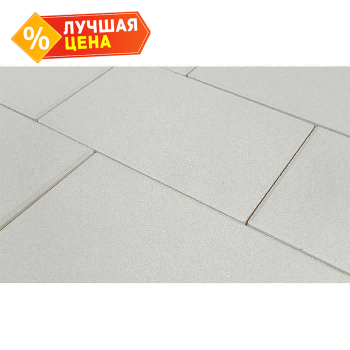 Плитка тротуарная BRAER Триада белый 300/450/600x60 мм