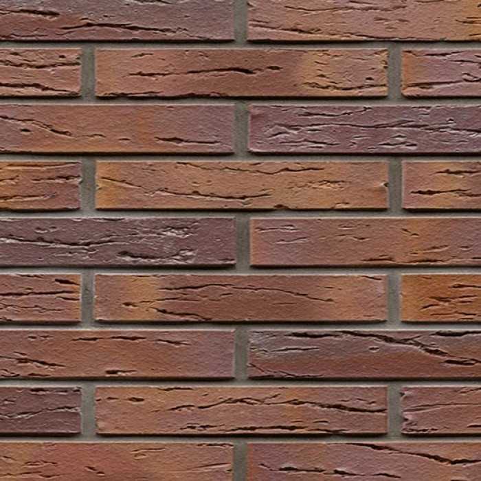 Кирпич клинкерный Muhr 04 Rotbraun-bunt готик, 240х90х40 мм