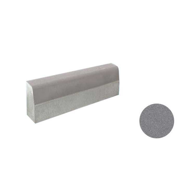 Магистральный бордюр ВЫБОР БР 100.30.18 неполный прокрас гладкий серый 1000*300*180 мм